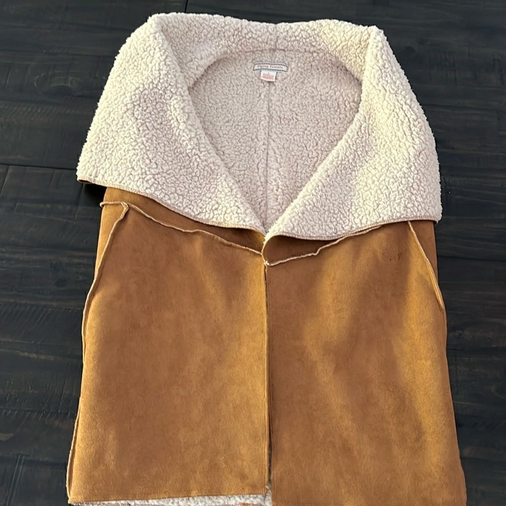 Super cozy open vest